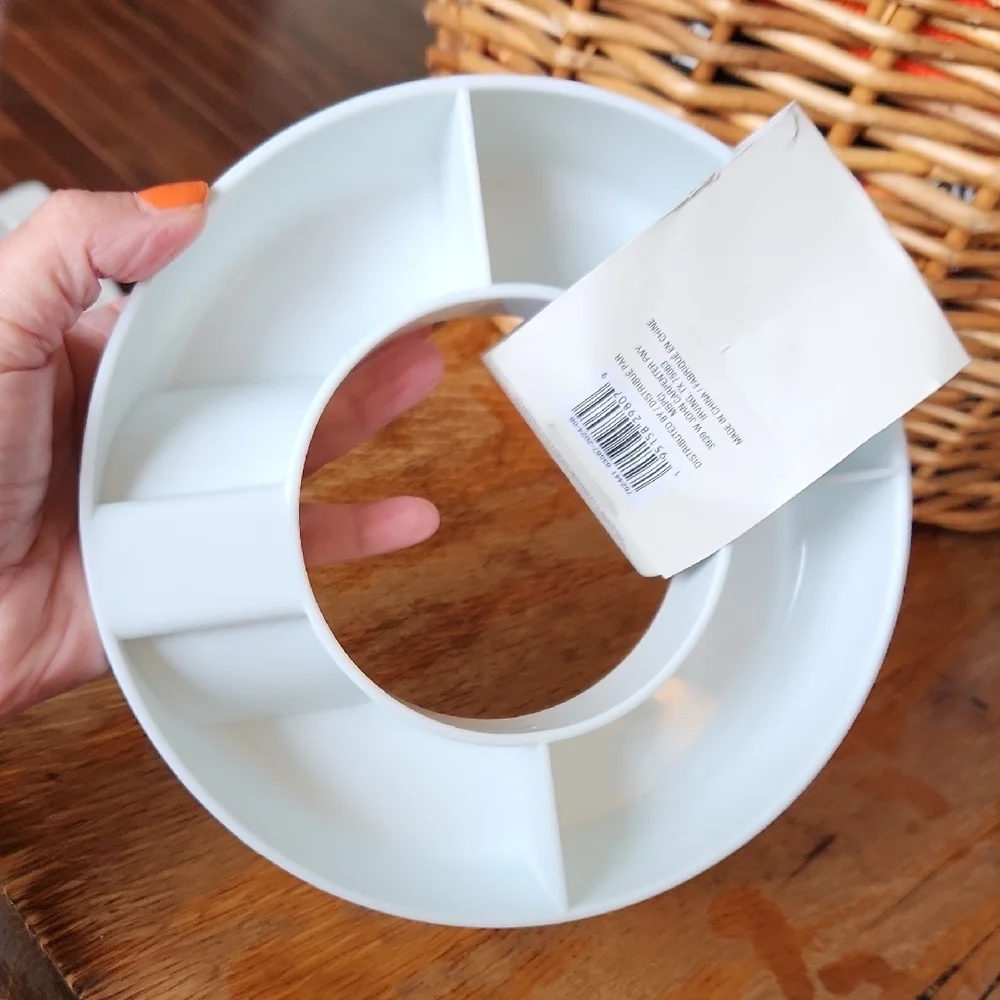 Ashland‎ Tumbler Snack Tray White